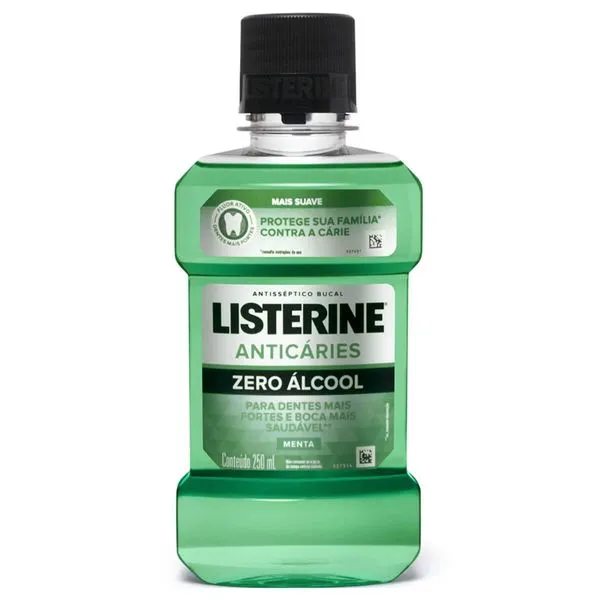Antisséptico Bucal Listerine Zero Anticaries 250ml