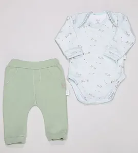 Conjunto Body Avião Verde - G