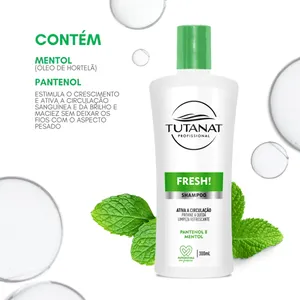 Shampoo Tutanat New Fresh 300ml: Frescor e Crescimento