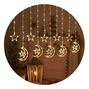 Cortina Led Bela Flor Lua E Estrela Branco Quente 3 Metros Bivolt 36391B (MP)