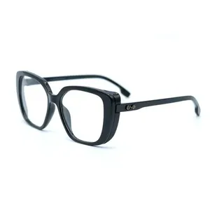 Armação de Óculos de Grau Ono, Bacutia, modelo ON0009, cor Preto, tamanho 54