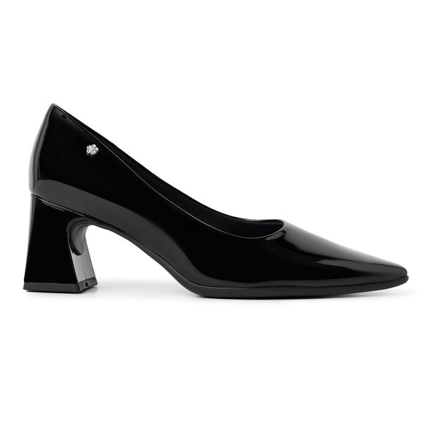Scarpin Smurfs Salto Alto Preto 35