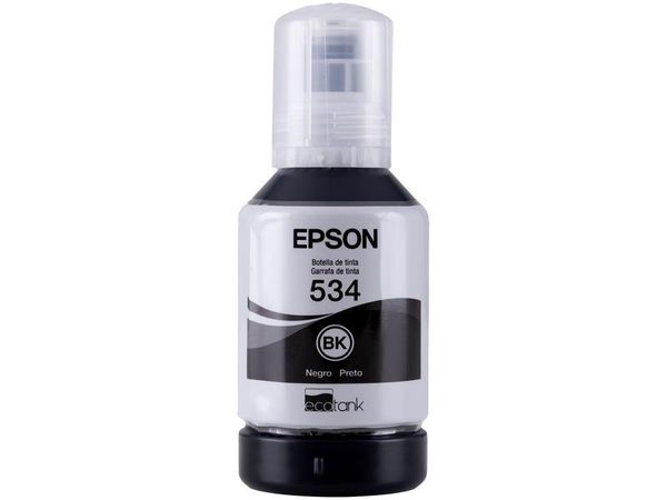 Garrafa de Tinta Epson EcoTank T534120 Preta Original