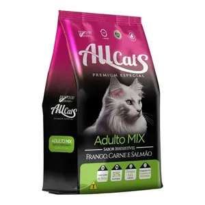 Ração Para Gatos Adultos Allcats Frango E Carne 20kg (MP)