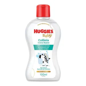Colônia Huggies Extra Suave para bebê 100ml