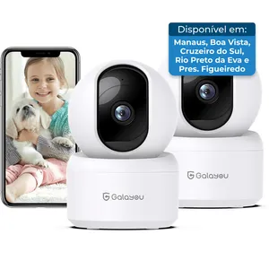 Câmera de Segurança Galayou 2K 360° Preto G2-2PACK A-BI