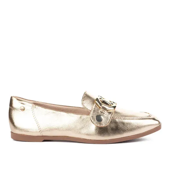Sapato Tanara Loafer Metalizado 34