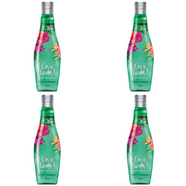 Kit c/4 Unidades de Desodorante Colônia Ôxe Tô Linda 225ml