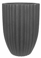 Vaso Cacau 42x54cm Preto Antique Vasart