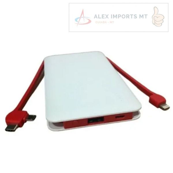 Caregador Power Bank Portátil kaidi 5000 Mah