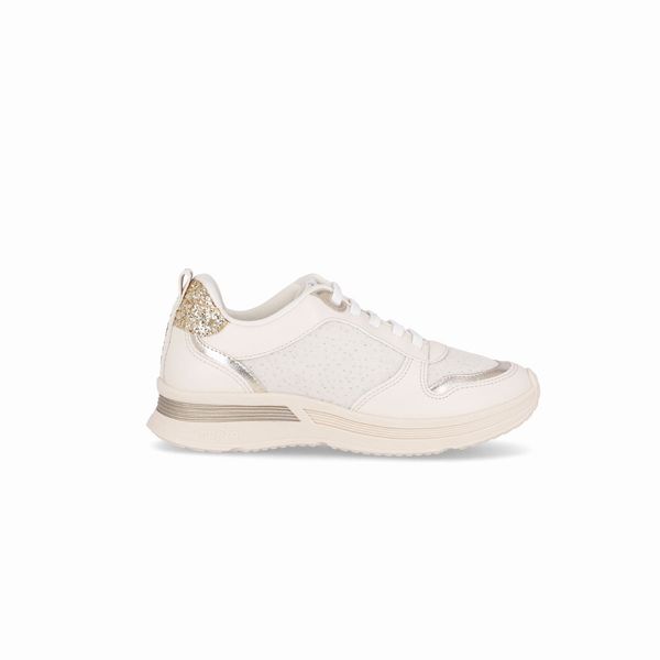 Tênis Energy Médio Off White com Ouro 35