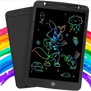 Tablet Infantil Lousa Mágica Digital LCD 8,5 para Desenho Colorido com Trava de Segurança Preto Tablet Infantil Lousa Mágica Digital LCD 8,5 para Desenho Colorido com Botão de Apagar Preto
