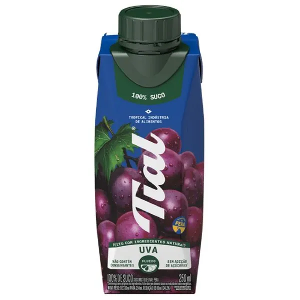 Suco Tial 100% Uva 250ml