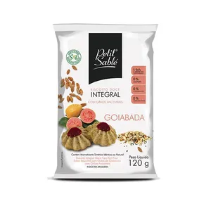 Biscoito Petit Sablé Integral Doce Goiabada com Grãos Vegano 120g BISCOITO PETIT SABLE