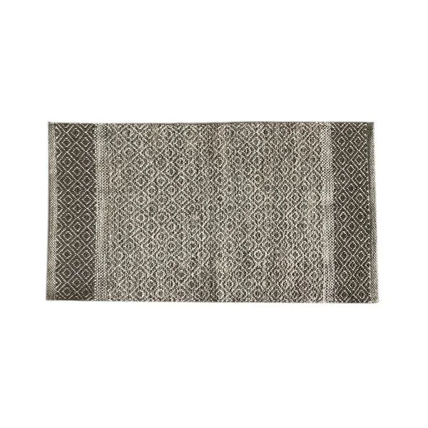 Tapete Sala Ambiente 100% Algodão Cinza 100x140cm LM3116AMB - honeyhome