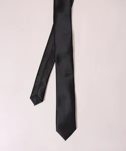 Gravata Masculina Tradicional Preta Único