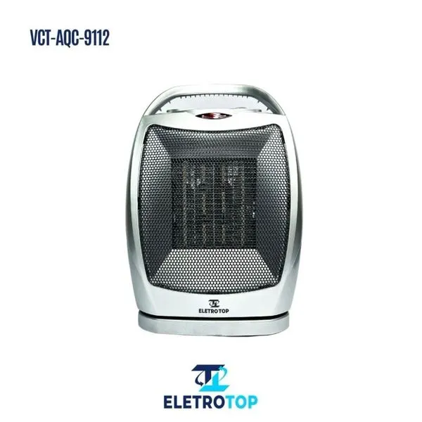 Aquecedor Cerâmico Ambiente CZ 1500W 4 Níveis de Potência Até 35m2 Cinza Top 220V Aquecedor Cerâmico Ambiente CZ 1500W 4 Níveis Cinza Top 220V