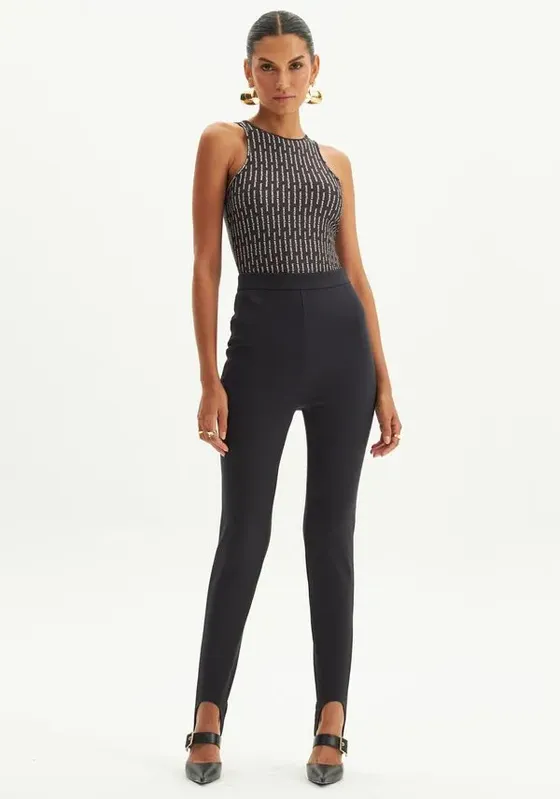 Legging Fuso Cintura Alta Preto PP