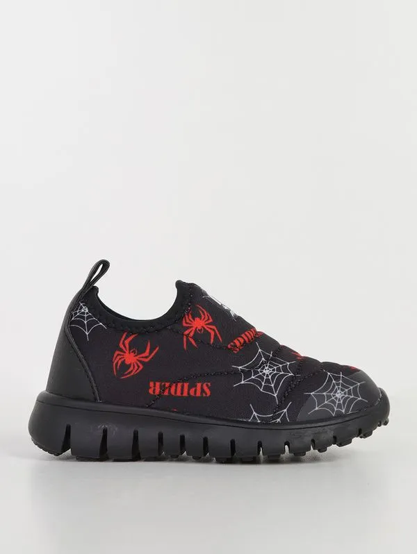 Tênis Spider Man Infantil Para Menino - PRETO/VERMELHO 24