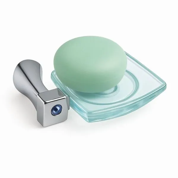Saboneteira Banheiro Porta Sabonete Box Parede Vidro Inox