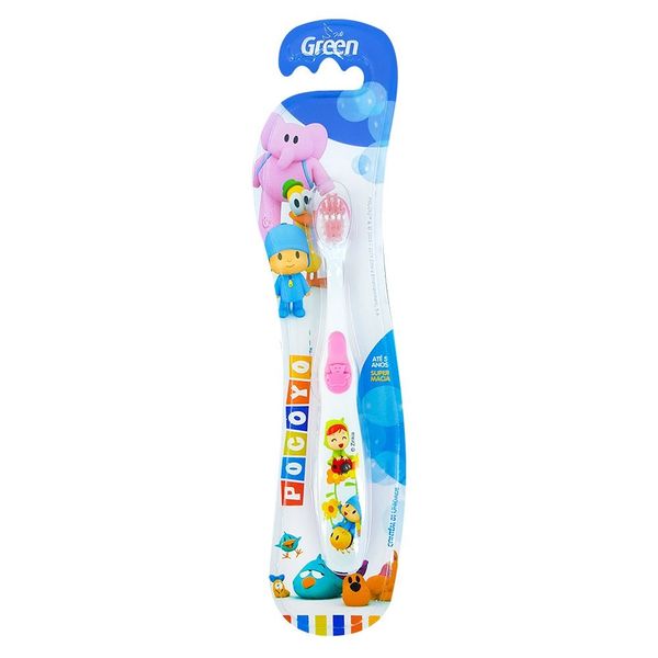 Escova de dente infantil Super macia Pocoyo 1 unidade