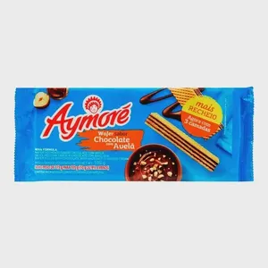Biscoito Aymoré Wafer Chocolate com Avelã 105g
