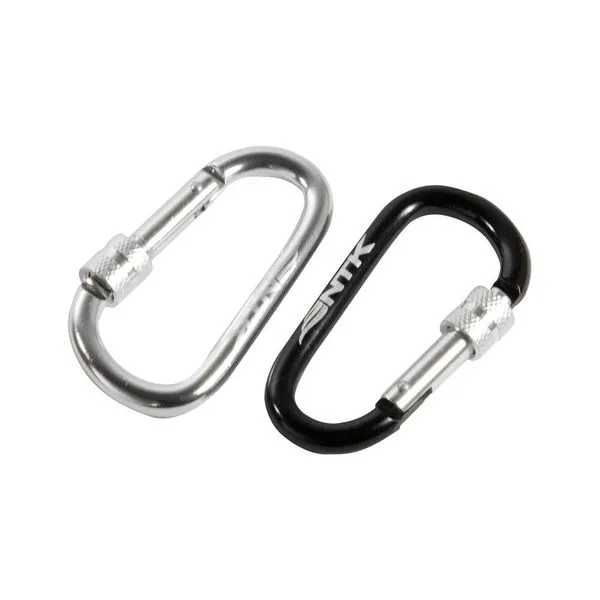 Mosquetão Mosquetão 8mm Prata para Pendurar Acessórios com Trava em Rosca Leve e Resistente Prata Prata Mosquetão Mosquetão 8mm Prata para Pendurar Acessórios com Trava em Rosca Prata Prata