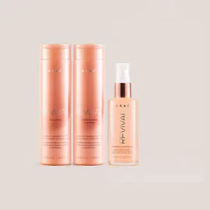 Braé Revival Shampoo + Condicionador 250ml+Shine Oil 60ml