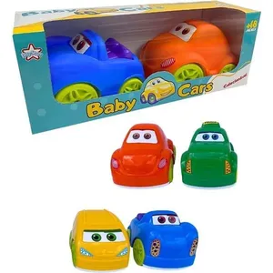 Brinquedo para Bebê Baby Cars Double com 2 Carrinhos Coloridos Plástico Atóxico Big Star Brinquedos Brinquedo Baby Cars Double 2 Carrinhos Coloridos Atóxico Big Star