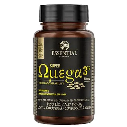 Super Ômega 3 TG Essential Nutrition 500mg 120 Cápsulas