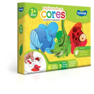 Quebra-Cabeça - 54 peças - Explorando as Cores - Toyster