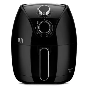 Fritadeira Elétrica Air Fryer Multi GO201 4L 1500W 127V Preta Antiaderente com Timer 60min