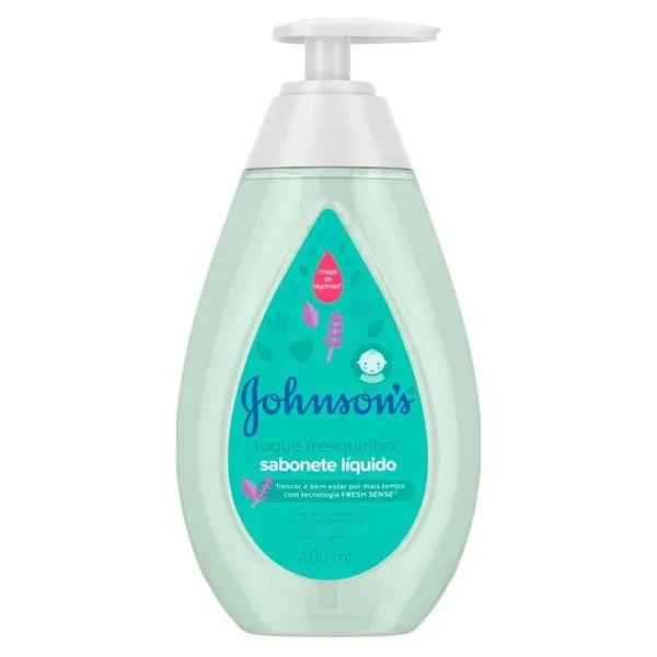 Sabonete Líquido Infantil Johnsons Baby Toque Fresquinho 400ml