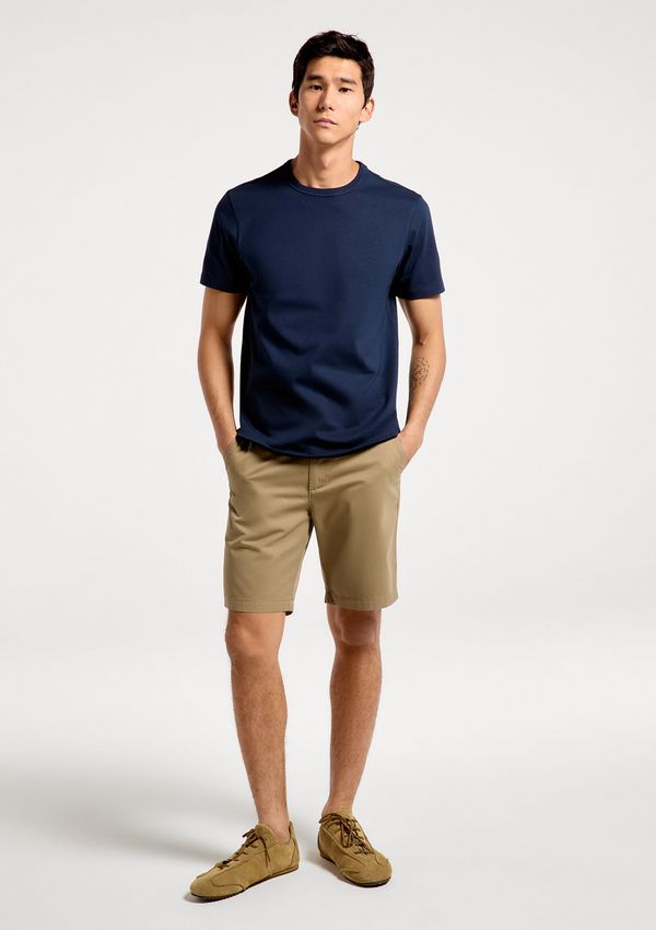 Bermuda Básica Masculina Chino Reta Em Sarja - Verde 048