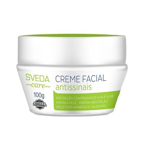 Creme Facial Antissinais 100G Sveda Care