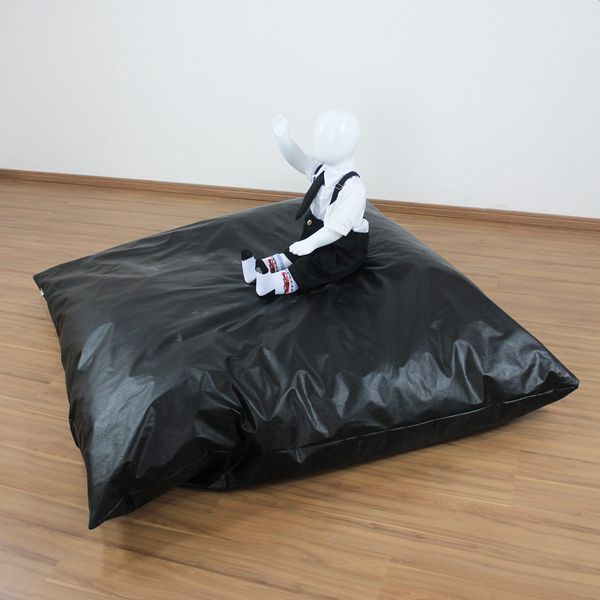 Almofadão Espumado Infantil Gigante 1m40 x 15cm escolha a cor Preto