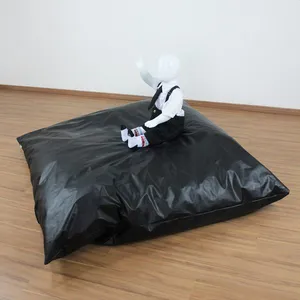 Almofadão Espumado Infantil Gigante 1m40 x 15cm escolha a cor Preto