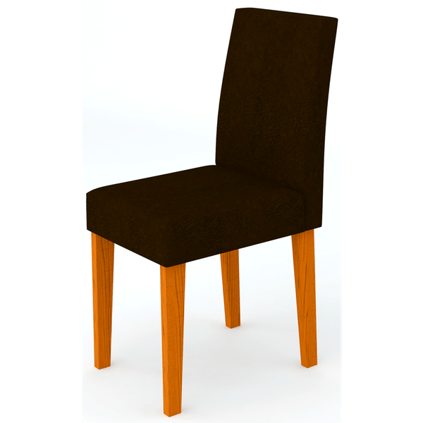 Conjunto com 2 Cadeiras em MDF, Espuma D18 - Giovana Ypê C02