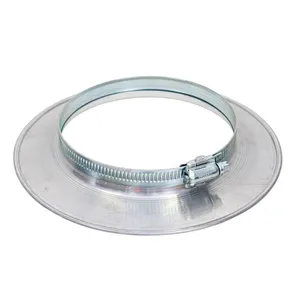 Aro de Arremate com Abraçadeira Alumínio Distak Aro de Arremate com Abraçadeira Alumínio 150mm Distak