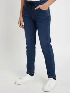 Calça Jeans Juvenil Para Menino - AZUL 10