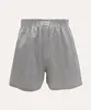 cueca samba canção listrada preta GG