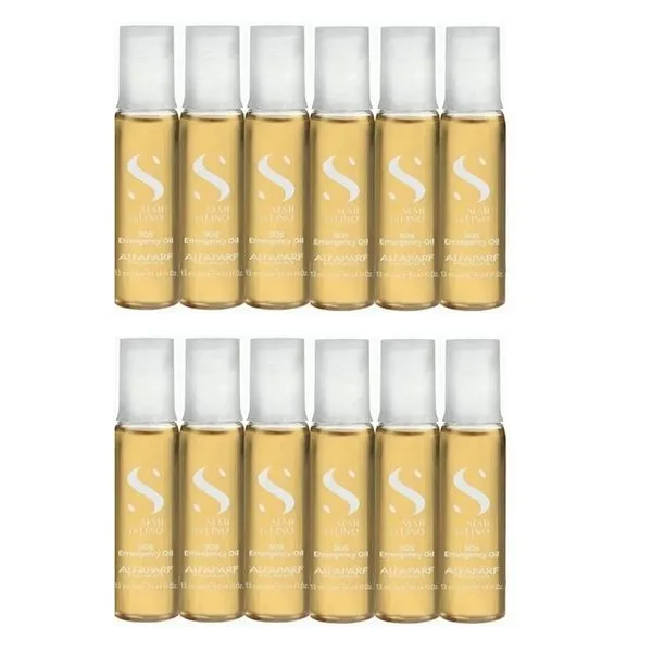 Kit Ampola Alfaparf Semi Di Lino Reconstruction SOS Emergency Oil (12x13ml)