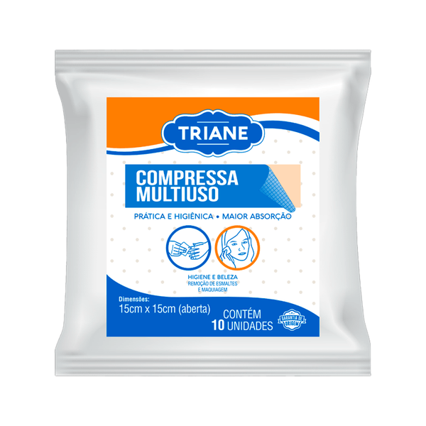 Compressa Multiuso Triane 10 Unidades