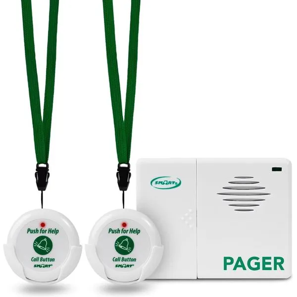 Alarme por Botões de Chamada Smart Caregiver Com Pager Sem Fio A-BI