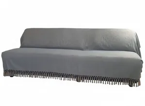 Manta Xale Gigante Azul Dourado Mesclado Sofá 1,80x2,80