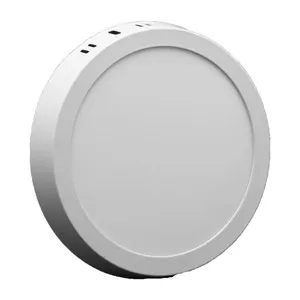 Painel LED de Sobrepor Redondo Luz Branca Bivolt LedBee Painel de LED Sobrepor 12W 16cm 840 Lúmens Luz Branca