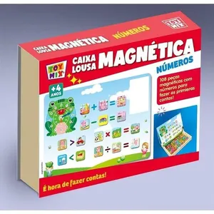 Brinquedo Educativo Quebra-Cabeça Magnético com Lousa 2 em 1 Peças Magnéticas Toy Mix Quebra-Cabeça Magnético com Lousa 2 em 1 Educativo Toy Mix
