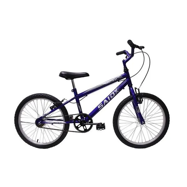 Bicicleta Aro 20 Bike Infantil Meninos Masculino Saidx Azul