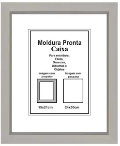 Moldura Pronta Gf Serrano Caixa 24X30 Branca