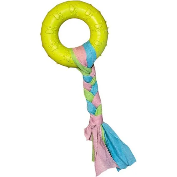 Mordedor De Borracha Pratix Para Pet Argolas 6,5X18CM Sortido (MP)